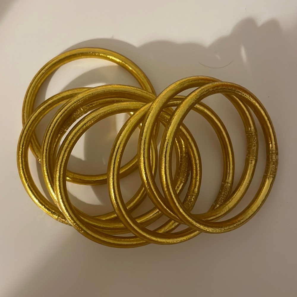 Medium Gold Budha Bangles